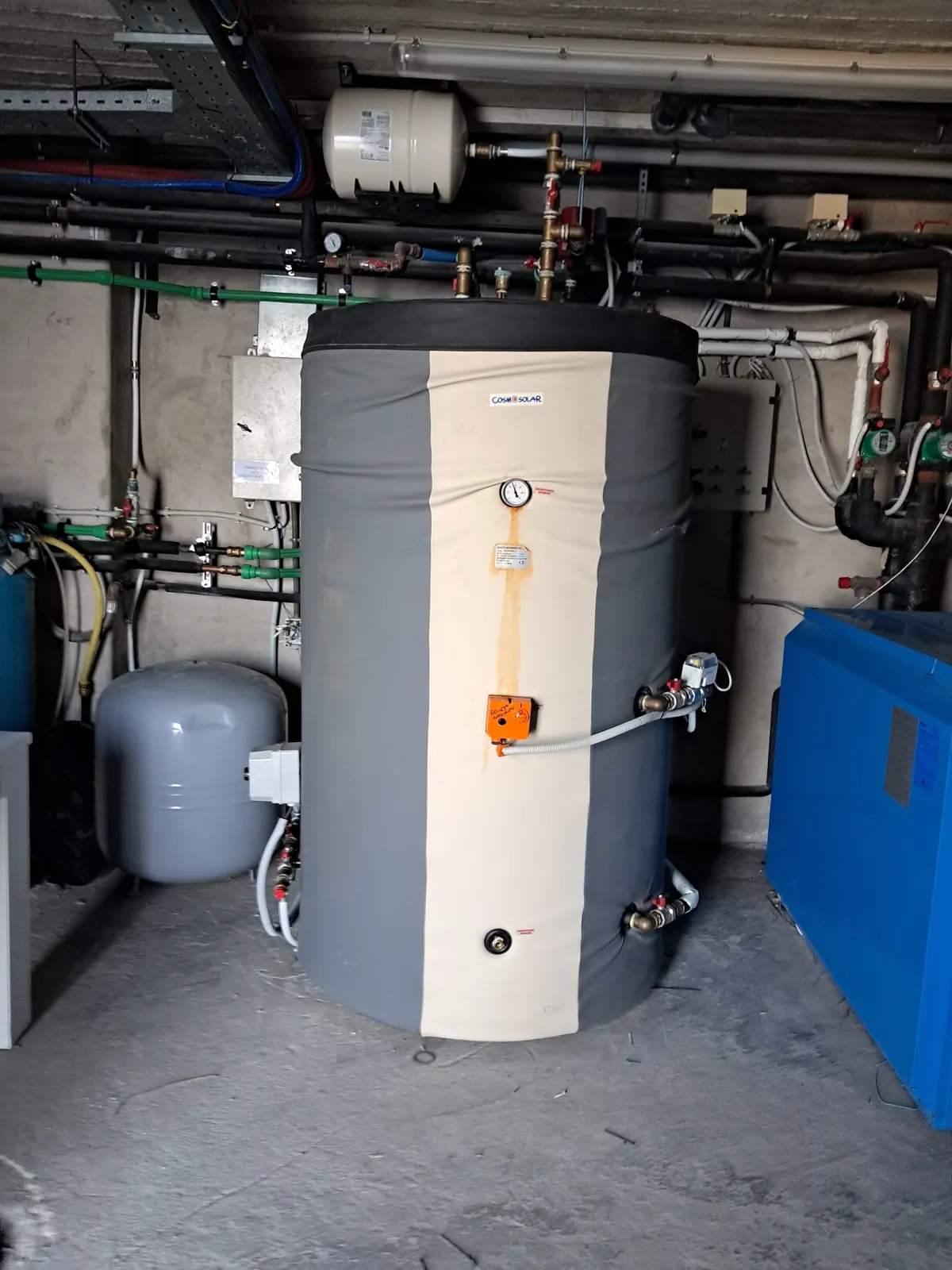 Boiler room installation by Hydro Mykonos